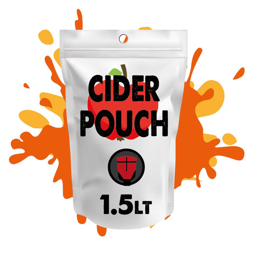 1.5 litre pouch of cider