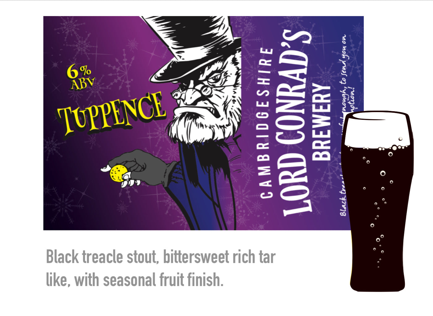 Lord Conrad’s Brewery Tuppence Stout